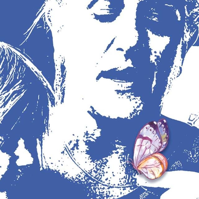 Portrait with a butterfly
