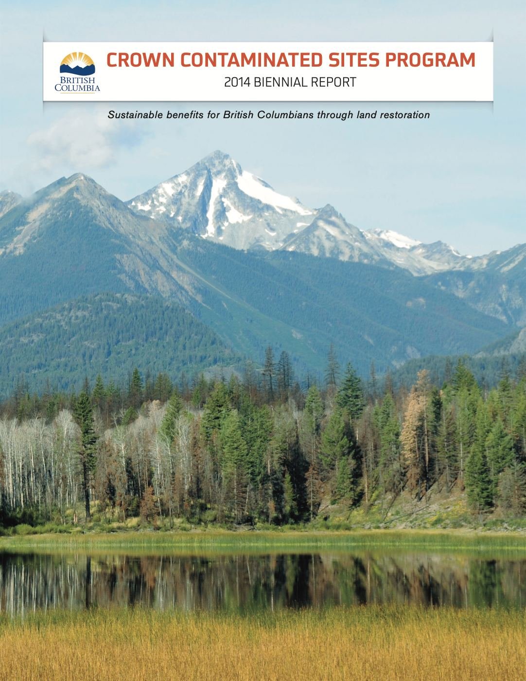 Crown Contaminated Sites Program report cover